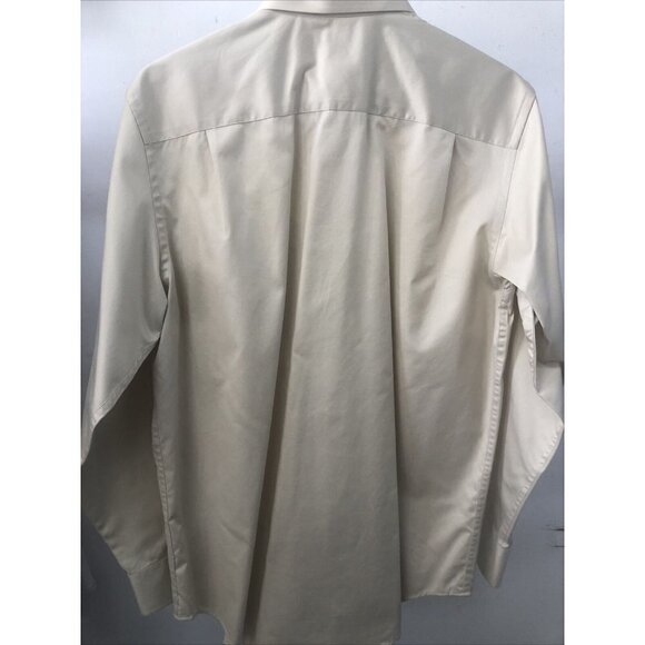 BANANA REPUBLIC L/S Button Shirt, Men's Size Small  tan Plaid - Picture 3 of 3